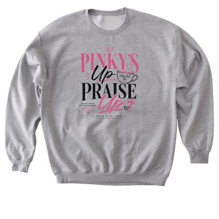 Holy Girl Tea, a Sport Grey Softstyle Crewneck Sweatshirt