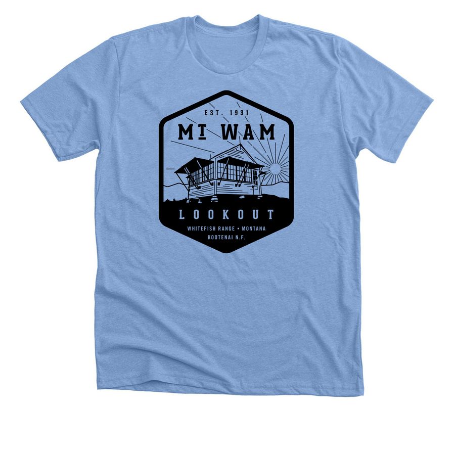 Mt Wam 2026 Shirts, a Heather Carolina Blue Premium Unisex Tee