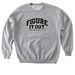 Figure It Out U, a Sport Grey Softstyle Crewneck Sweatshirt