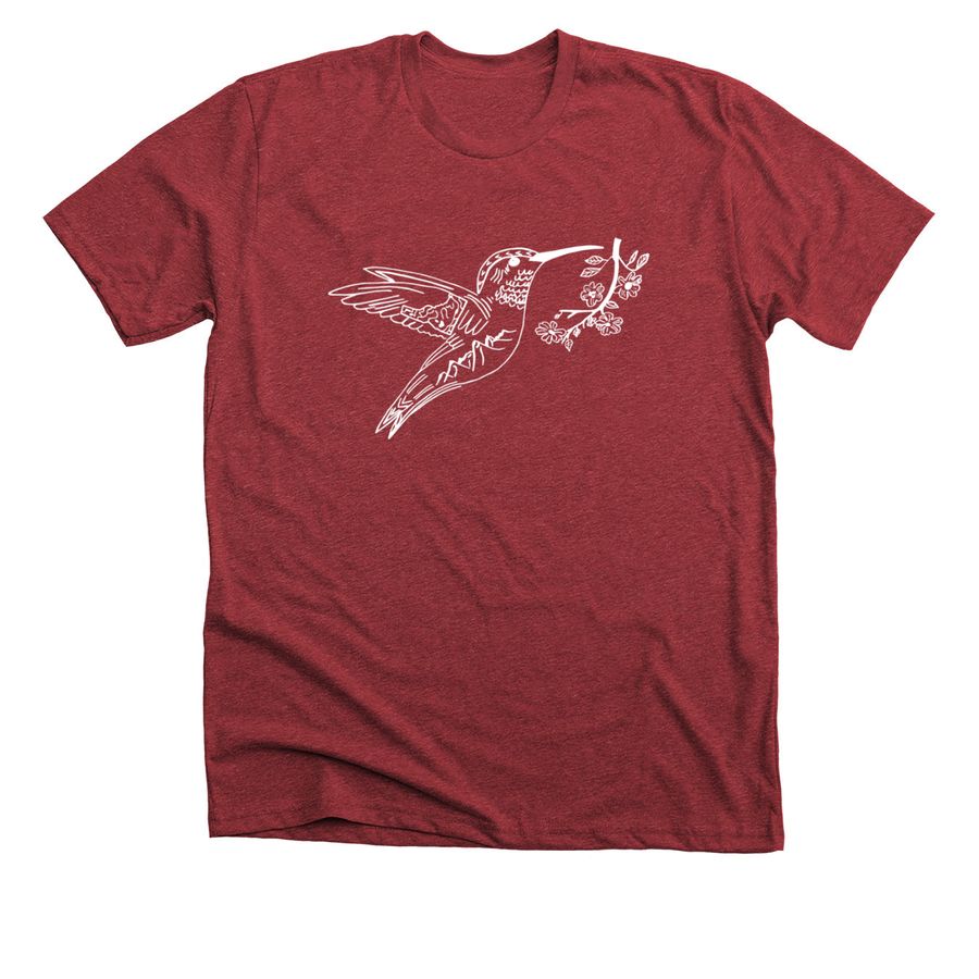 IBO Team Hummingbird:&nbsp;"throwback" edition, a Heather Canvas Red Premium Unisex Tee