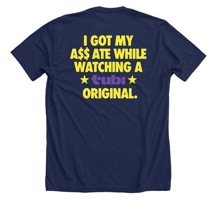 Tubi Pride Merch Official, a Solid Navy Blend Premium Unisex Tee