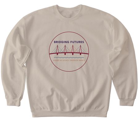 Bridging Futures, a Sand Softstyle Crewneck Sweatshirt