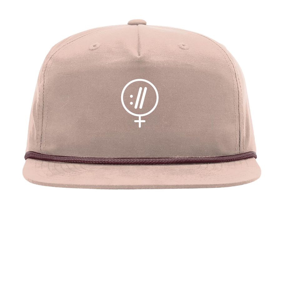 WTSFest Portland Snapback&nbsp;, a Pale Peach/ Maroon Printed Umpqua Snapback Cap