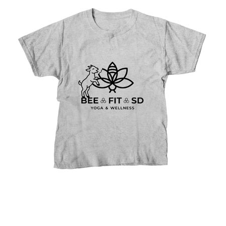 Silly Goats EAT Everything, a Sport Grey Youth Unisex Tee