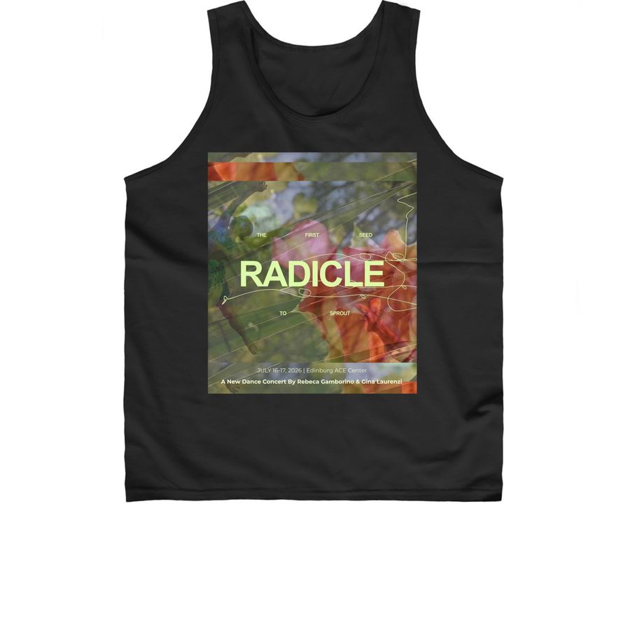 RADICAL: The First Seed to Sprout, a Black Classic Unisex Tank Top