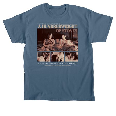 A Hundredweight of Stones, a Indigo Blue Classic Unisex Tee