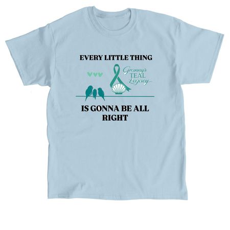 Three Little Birds ?, a Light Blue Classic Unisex Tee