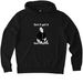 Isaac Get it Now Hand Drawn | Hoodies & Tees&nbsp;, a Deep Black Allmade Organic French Terry Pullover Hoodie