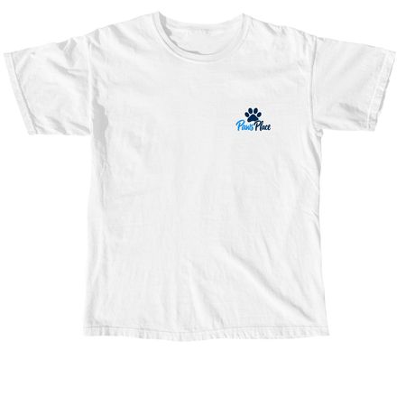 Barktoberfest, a White Comfort Colors Unisex Tee (back-view)