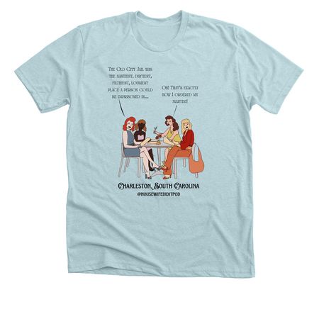 Dirty Martini Edition, a Heather Ice Blue Premium Unisex Tee