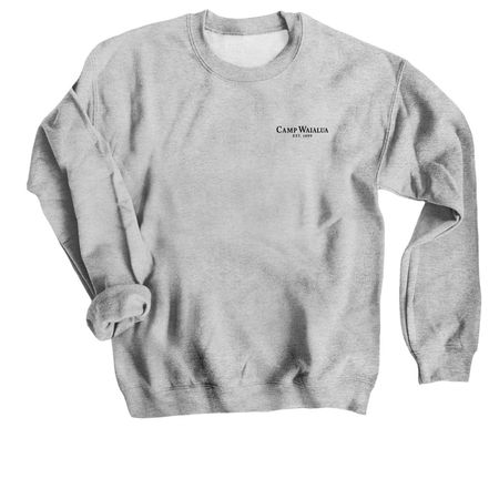 Camp Waialua Sweatshirts, a Sport Grey Crewneck Sweatshirt