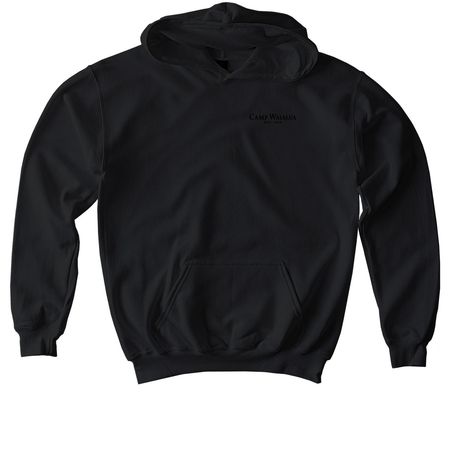 Camp Waialua Sweatshirts, a Black Softstyle Youth Pullover Hoodie
