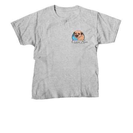 Cedar Run Border Terriers, a Sport Grey Youth Unisex Tee