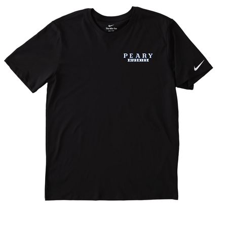 Sporty with plain logo, a Black Nike Dri-FIT Jersey Blend Performance Tee
