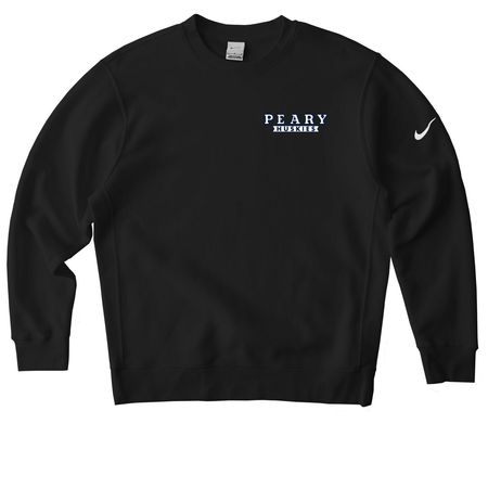 Sporty with plain logo, a Black Nike Club Fleece Crewneck Sweatshirt