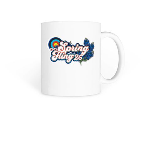 KMS Spring Fling Tournament Mug!, a White Coffee Mug