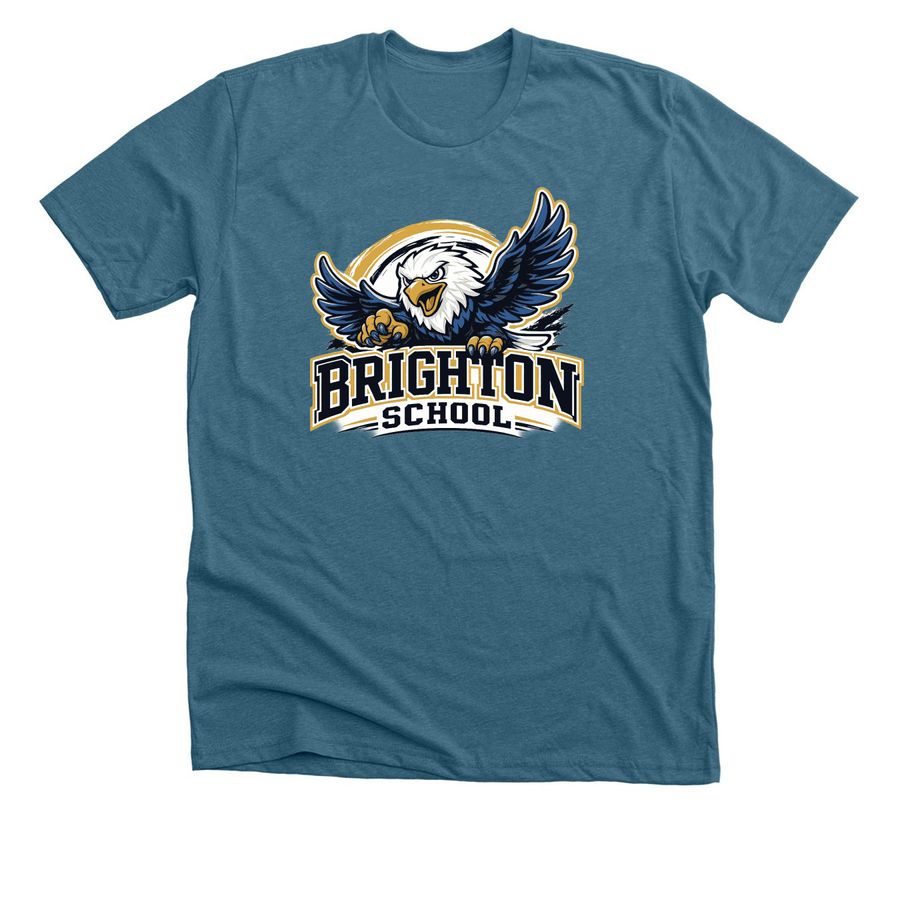 Eagle Spirt Sweatshirts & T-Shirts (Colorful), a Heather Deep Teal Premium Unisex Tee