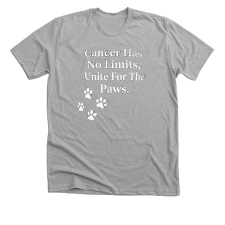 Unite For the Paws, a Athletic Heather Premium Unisex Tee