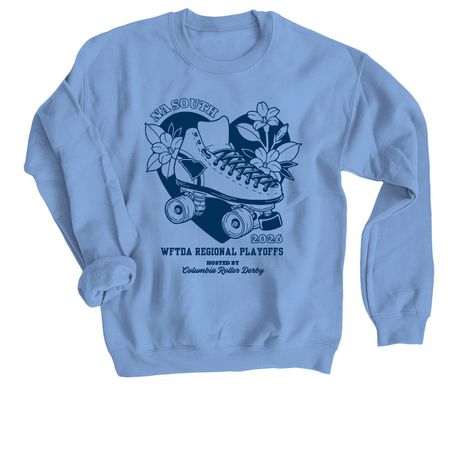 NA South Regional Play offs Crewneck, a Carolina Blue Crewneck Sweatshirt