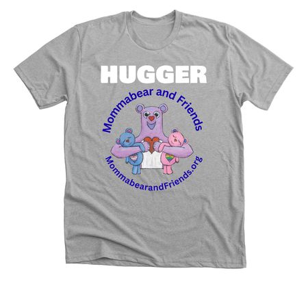 Hugger Shirts, a Athletic Heather Premium Unisex Tee