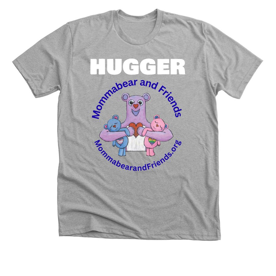 Hugger Shirts, a Athletic Heather Premium Unisex Tee