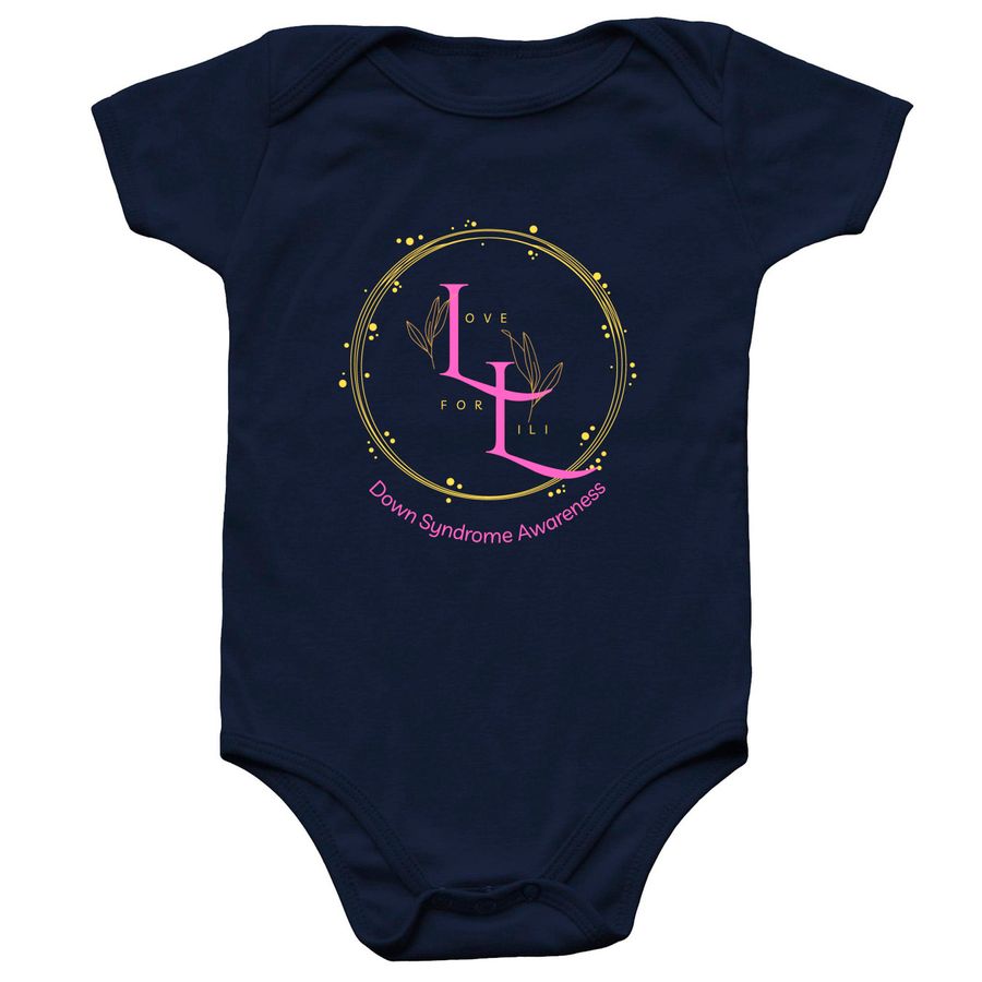 Love for Lili onesies, a Navy Infant Onesie