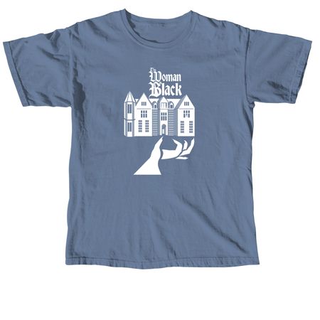 PWLT The Woman in Black, a Blue Jean Comfort Colors Unisex Tee