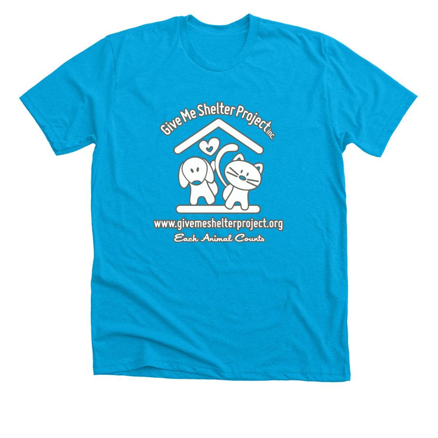 Campaign: Each Animal Counts II, a Neon Blue Premium Unisex Tee