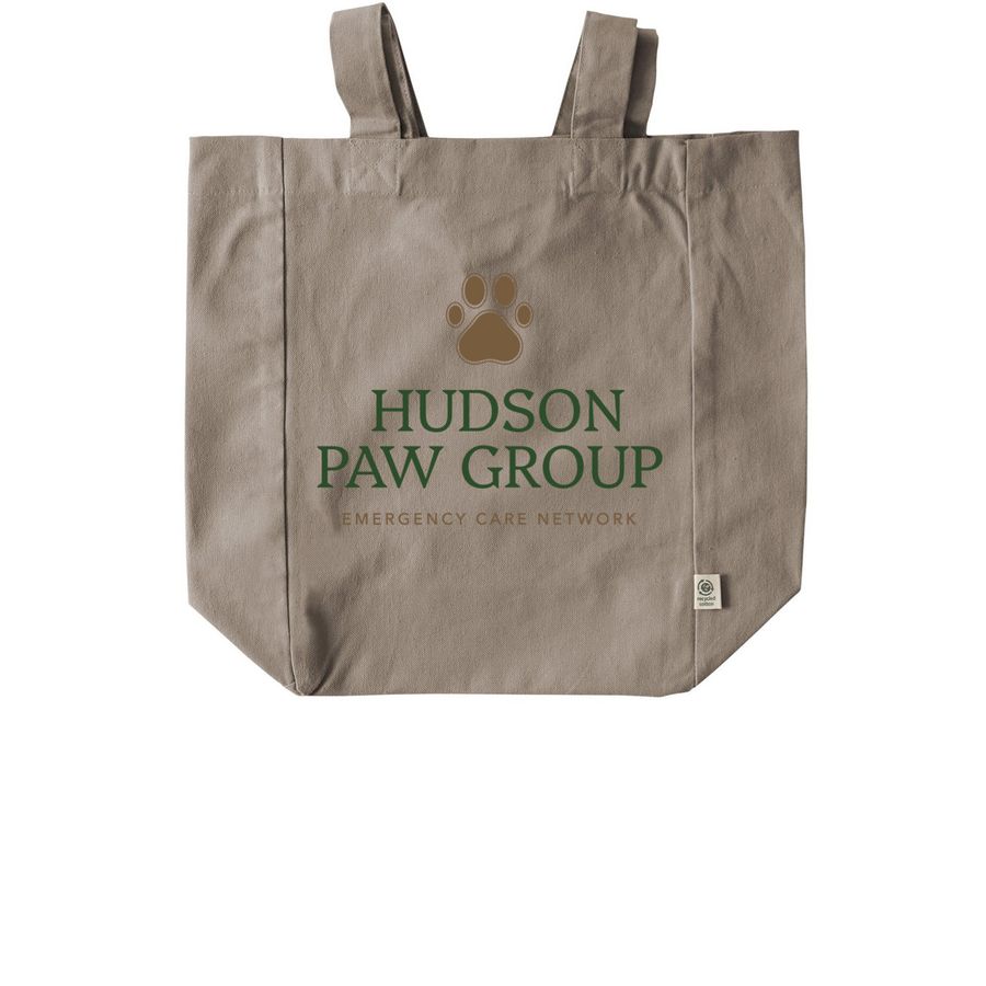 Bag this great tote, a Pumice Recycled Cotton Tote Bag