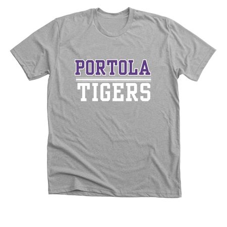 Portola Tigers, a Athletic Heather Premium Unisex Tee