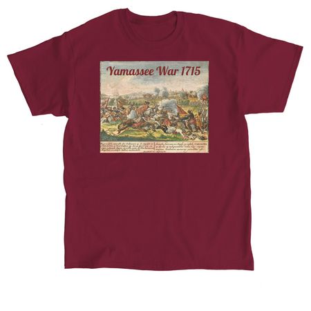 Yamassee War of 1715-1717, a Cardinal Red Classic Unisex Tee