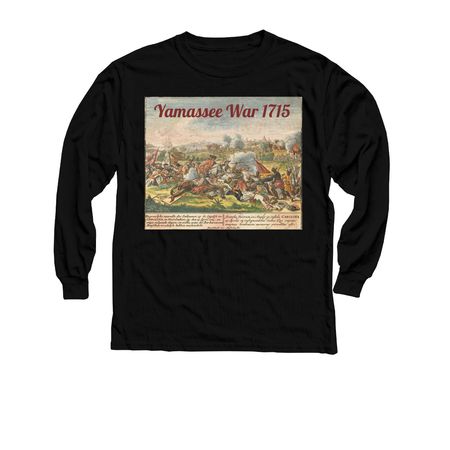 Yamassee War of 1715-1717, a Black Youth Long Sleeve Tee