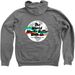 World Works Better With Us (Back), a Deep Heather Zip Up Hoodie (back-view)
