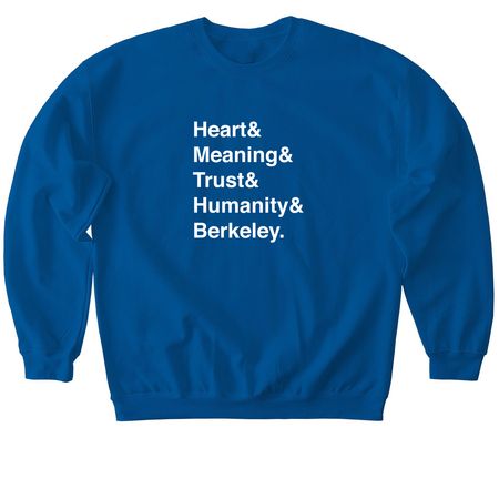 Heart & Meaning, a Royal Softstyle Crewneck Sweatshirt