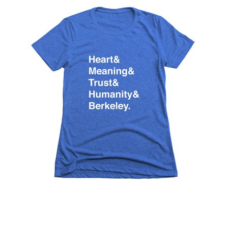 Heart & Meaning, a Royal Women's Slim Fit Tee