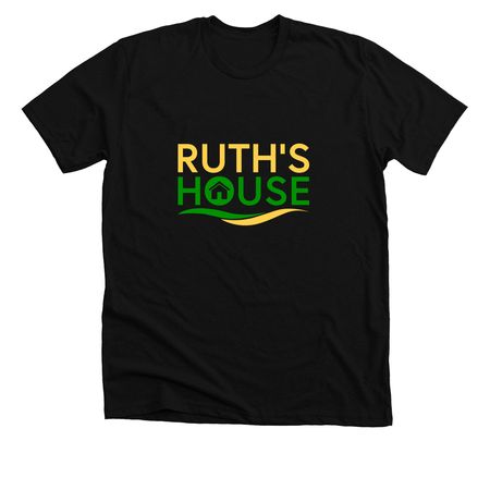Ruth's House Bertie, a Solid Black Blend Premium Unisex Tee