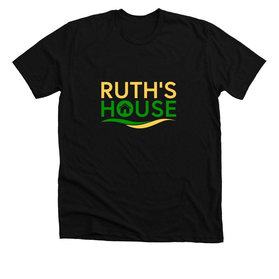Ruth's House Bertie, a Solid Black Blend Premium Unisex Tee