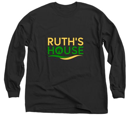Ruth's House Bertie, a Black Classic Long Sleeve Tee
