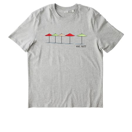 50th Reunion Shirt Without Text on Back, a Cool Heather Grey Stanley/Stella Unisex Creator 2.0 Tee