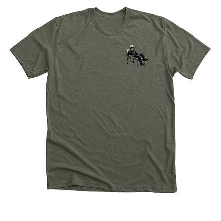 REALITY CHECK, a Heather Military Green Premium Unisex Tee