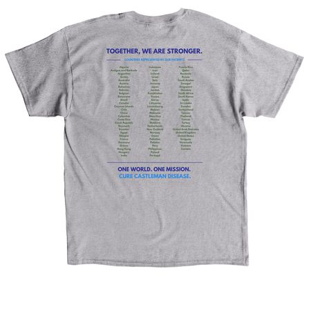 2026 World CD Day, a Sport Grey Classic Unisex Tee (back-view)