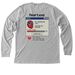 Sbar Strong&nbsp;, a Athletic Heather Premium Long Sleeve Tee (back-view)