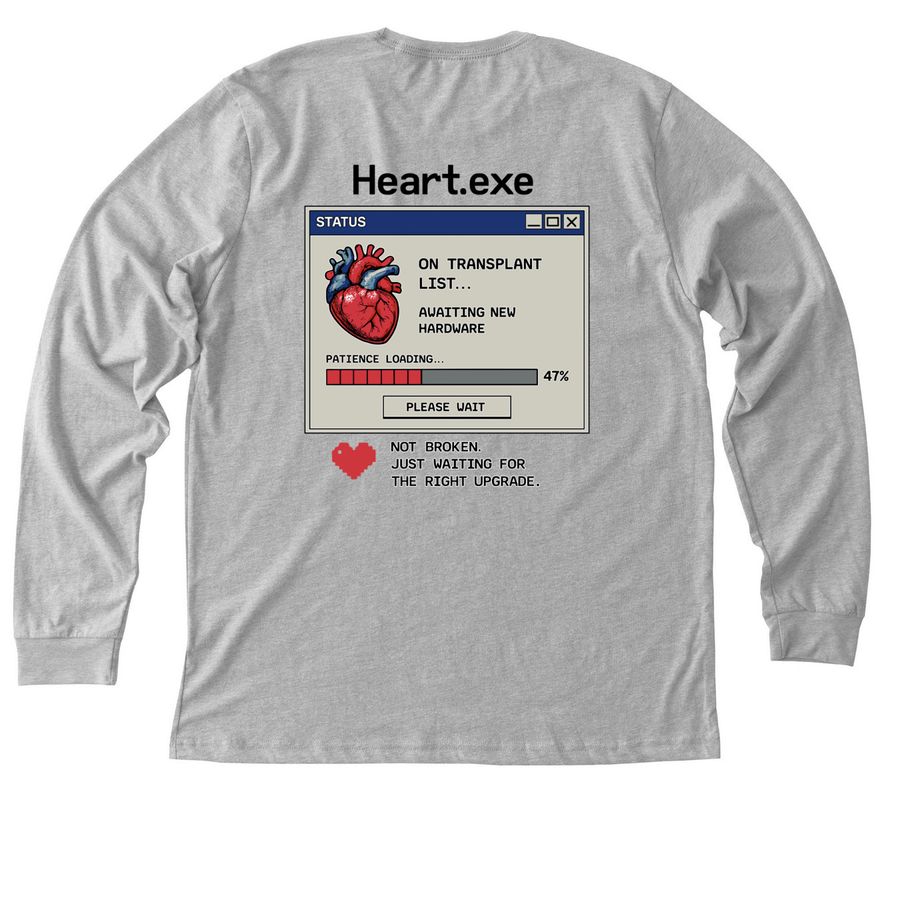 Sbar Strong&nbsp;, a Athletic Heather Premium Long Sleeve Tee (back-view)