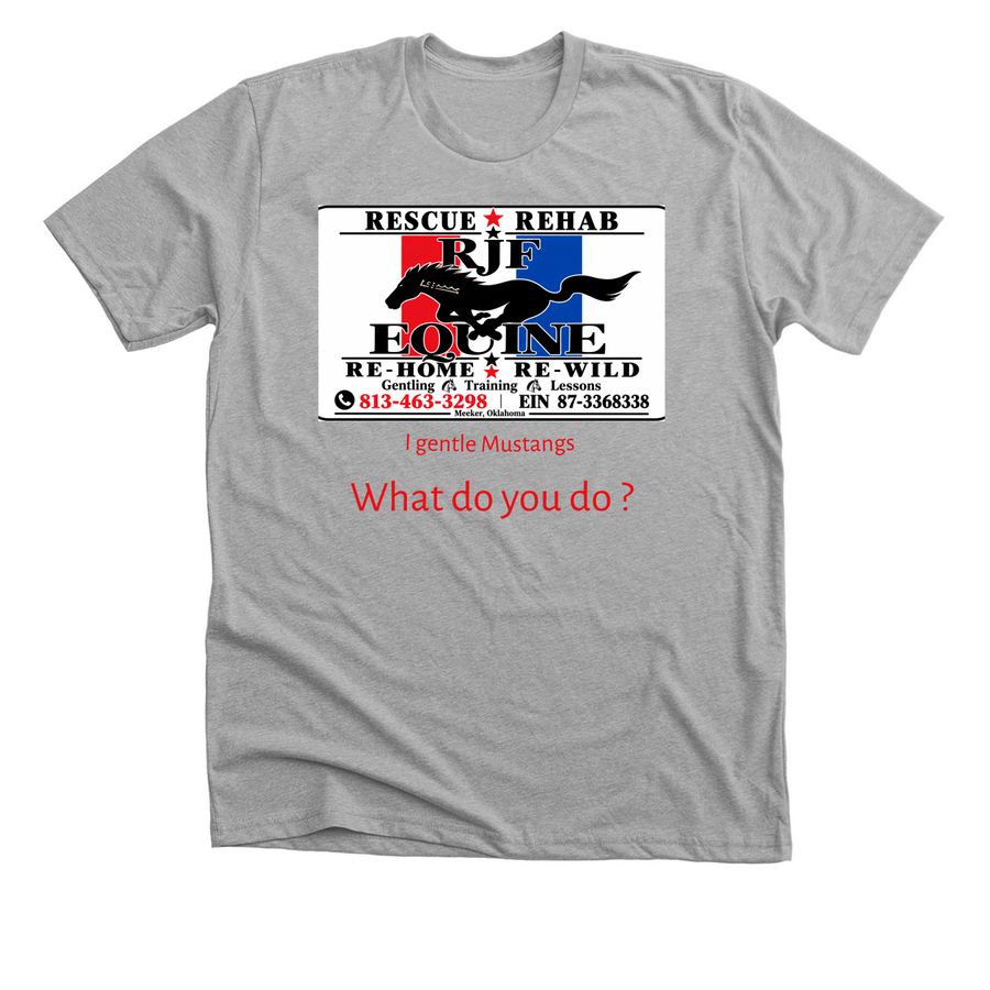 Winter Hay Fundraiser&nbsp;, a Athletic Heather Premium Unisex Tee