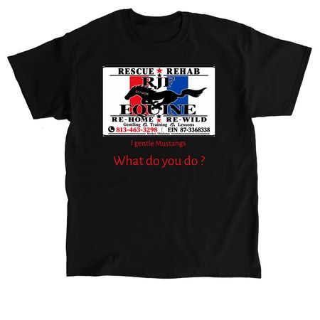 Winter Hay Fundraiser&nbsp;, a Black Classic Unisex Tee