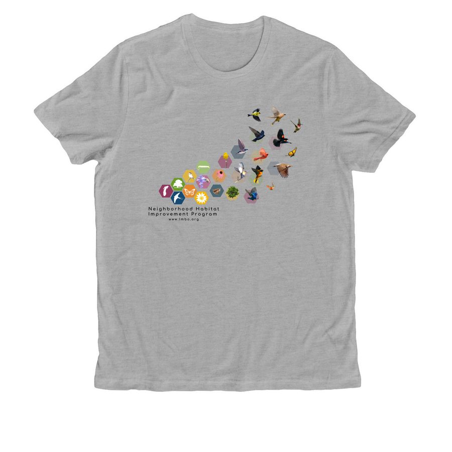 NHIP, a Granite Grey Heather Allmade Organic Cotton Unisex Tee