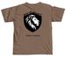 Men Of Valor Collection, a Espresso Comfort Colors Unisex Tee (back-view)