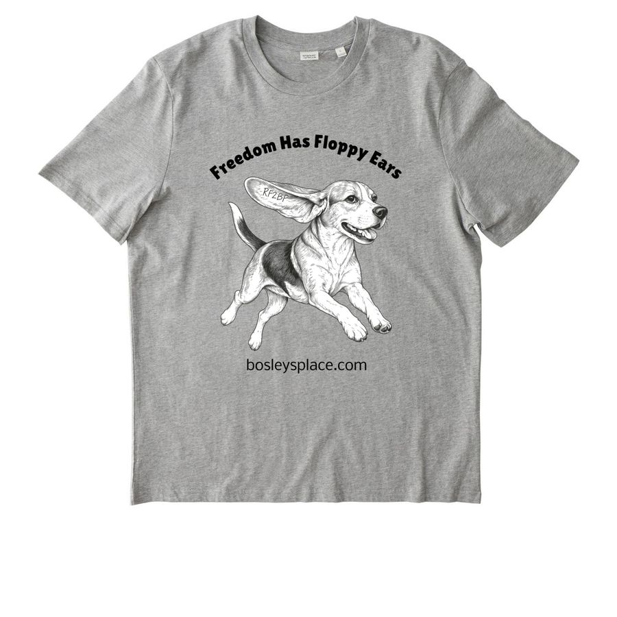 Bosley's Beagles Fundraiser, a Heather Grey Stanley/Stella Unisex Creator 2.0 Tee