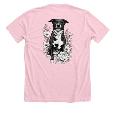 Diva's Pink PMFAS Shirts&nbsp;, a Heather Pink Premium Unisex Tee (back-view)