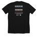 "A Silent War Within" Awareness Tee, a Solid Black Blend Premium Unisex Tee (back-view)